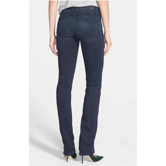 Paige Jeans Womens Skyline Straight Dark Wash Stretch Transcend Denim Soft Sz 27 - Picture 4 of 16